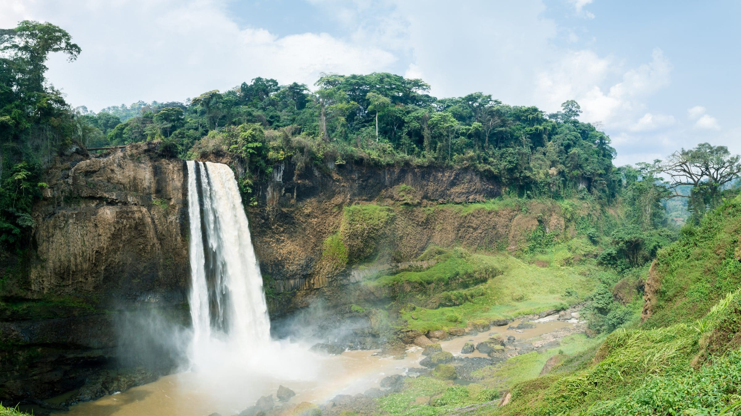 Cameroon coastal landscape